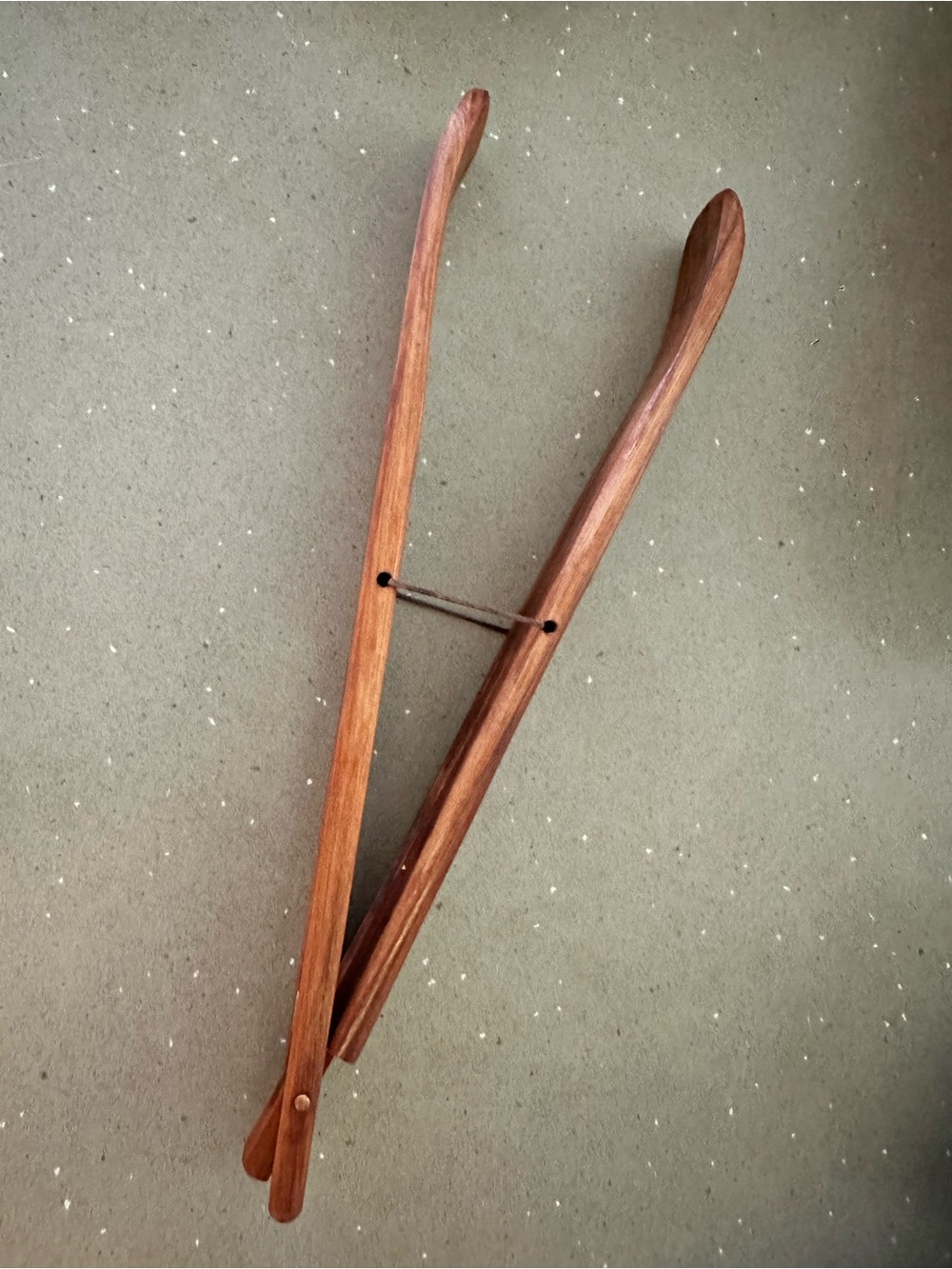Authentic Artisan Rimu Wood Toaster Tongs - Made in New Zealand